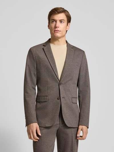 SELECTED HOMME Slim Fit Anzugsakko mit Viskose-Anteil  Hellbraun 4