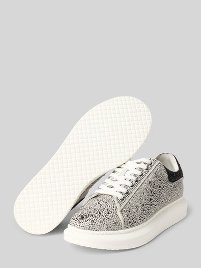 Steve Madden Sneaker mit Allover-Nietenbesatz Modell 'Icebox' Silber 4