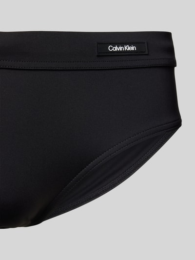 Calvin Klein Underwear Badehose mit Label-Patch Black 2