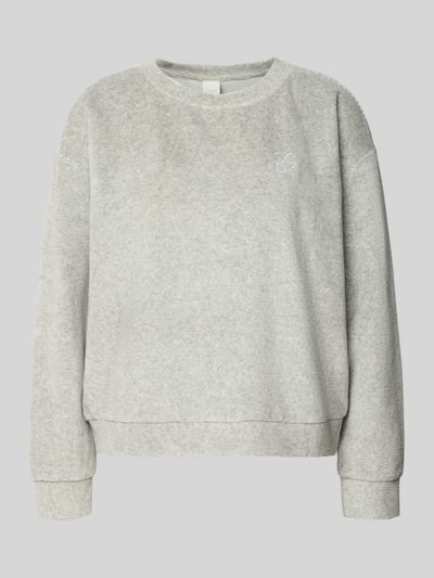 CCDK Copenhagen Pyjamabovendeel met ronde hals, model 'Svea' Lichtgrijs - 1