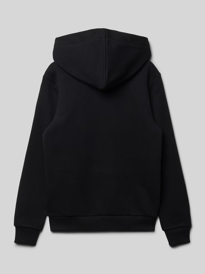 s.Oliver RED LABEL Regular fit hoodie van katoenmix  Zwart - 3