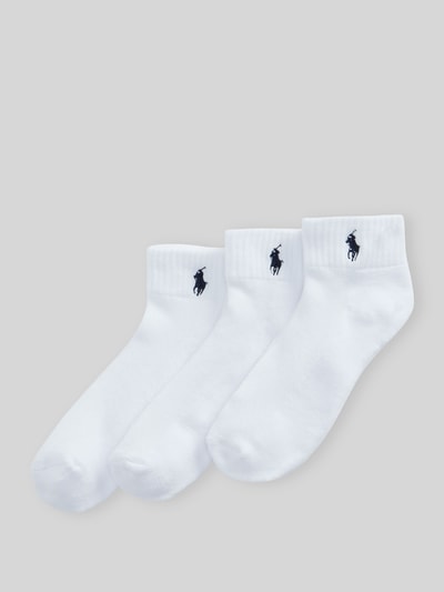 Polo Ralph Lauren Skarpety z mieszanki bawełny w zestaw 3 szt. Biały 1