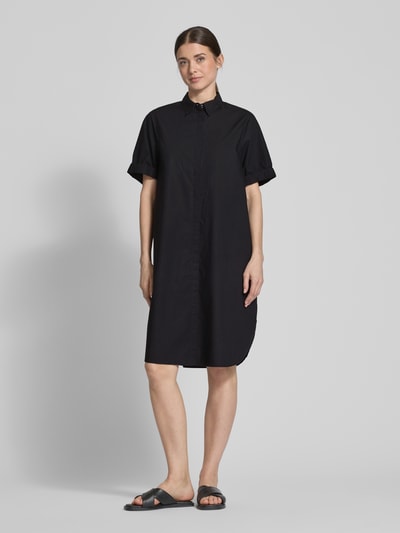 s.Oliver RED LABEL Relaxed Fit Kleid aus reiner Baumwolle BLACK 1