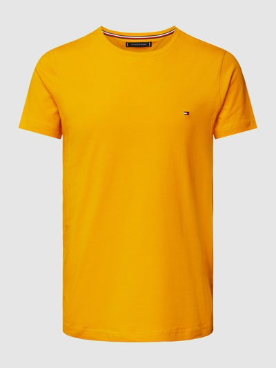 Tommy Hilfiger Slim Fit T-Shirt mit Logo-Stitching Orange 2