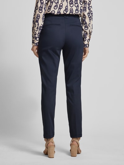 Gardeur Regular fit broek met paspelzakken, model 'Denise' Marineblauw - 5