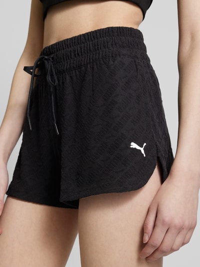 PUMA PERFORMANCE Shorts mit Logo-Muster Black 3