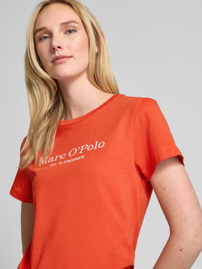 Marc O'Polo Comfort Fit T-Shirt aus reiner Baumwolle Orange 3