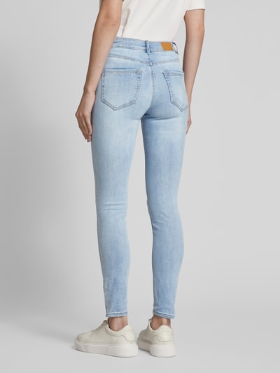 Vero Moda Skinny Fit Jeans aus Baumwoll-Mix Modell 'FLASH' Jeansblau 5