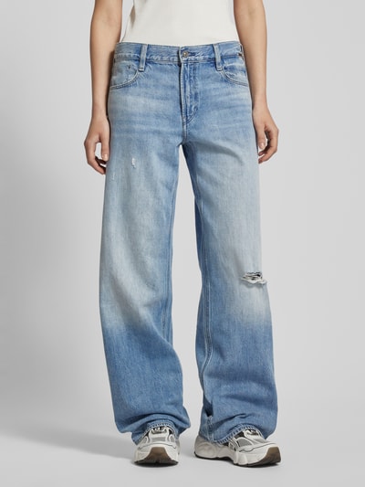 G-Star Raw Loose fit jeans in destroyed-look, model 'Judee' Jeansblauw - 4