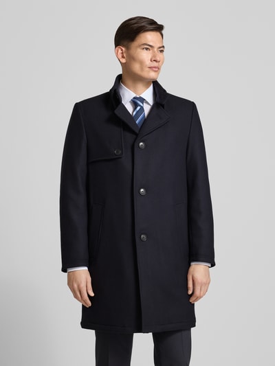 Drykorn Kurzmantel mit Umlegekragen und Knopfleiste Modell 'SKOPJE' Marine 4