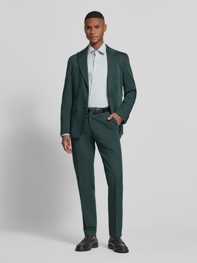 BOSS Slim Fit Businesshemd aus Stretch-Twill Modell 'P-HANK-KENT-C1-222' Gruen 1