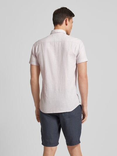 Jack & Jones Premium Koszula casualowa o kroju slim fit z efektem melanżowym model ‘SUMMER’ Piaskowy 5