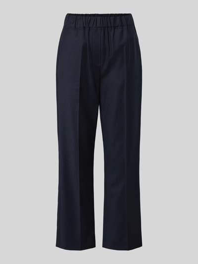 Weekend Max Mara Regular Fit Stoffhose aus Schurwoll-Mix Modell 'HATELEY' Marine 2