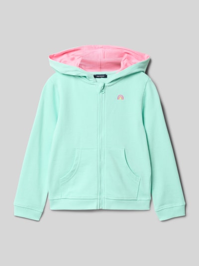 Blue Seven Sweatjacke mit Kapuze Helltuerkis 1