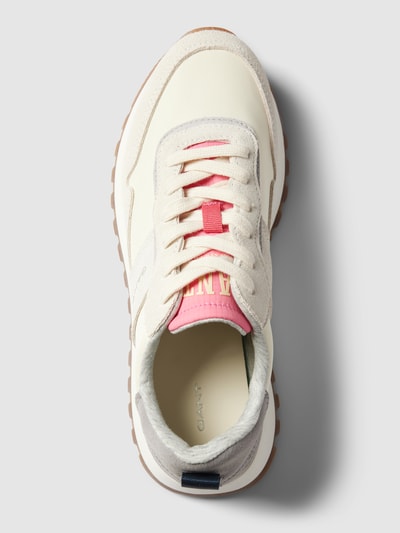 Gant Ledersneaker mit Label-Detail Offwhite 3