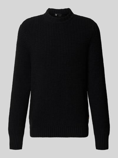 G-Star Raw Wollpullover mit Strukturmuster Modell 'Chunky' Black 2