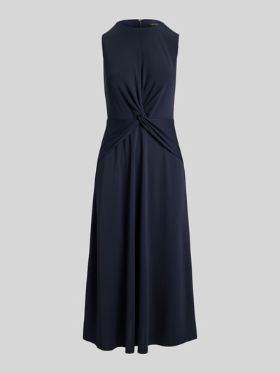 Lauren Ralph Lauren Jurk met knoopdetail in de taille Marineblauw - 2