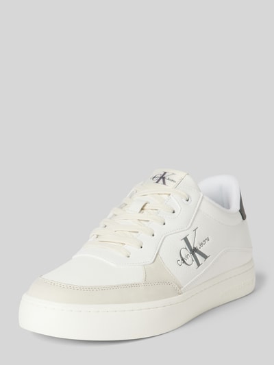 Calvin Klein Jeans Sneakers met labeldetails, model 'CLASSIC' Wit - 1