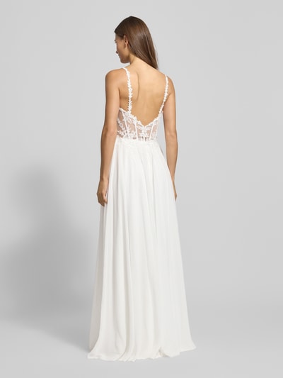 LUXUAR FASHION Brautkleid mit Herz-Ausschnitt Offwhite 5