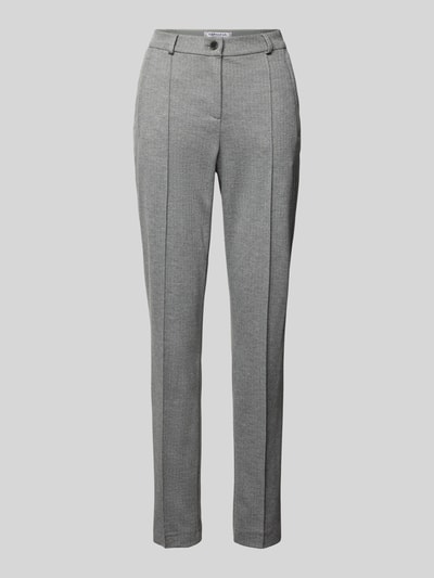 Raphaela By Brax Hose mit Längsnähten Modell 'LILLYTH NEW' Mittelgrau 2