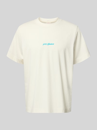 Selected Homme Oversized T-Shirt aus reiner Baumwolle Modell 'ELIAS' Offwhite 2