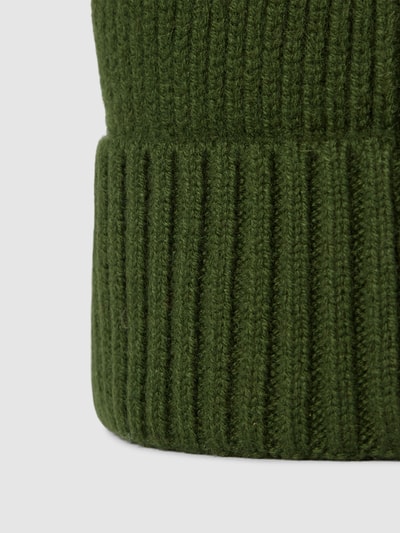 MCNEAL Beanie mit Kaschmir-Anteil Oliv Melange 2