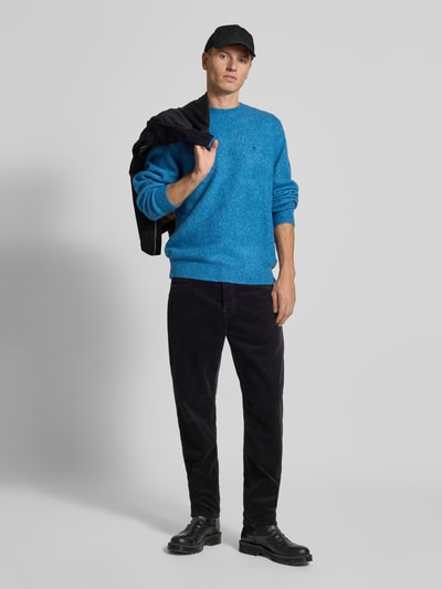 Carhartt Work In Progress Spodnie sztruksowe z wpuszczanymi kieszeniami model ‘NEWEL’ Czarny 1