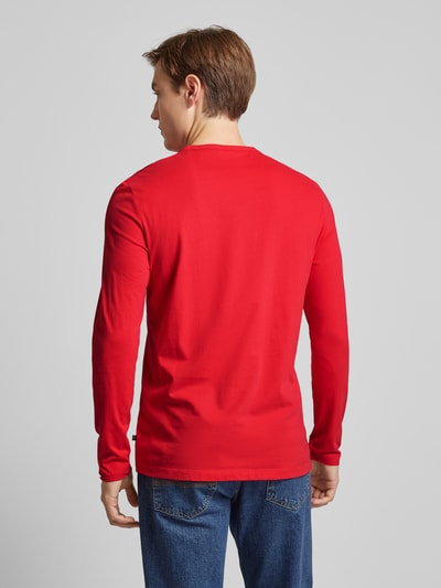 s.Oliver RED LABEL Regular fit shirt met lange mouwen van zacht katoenjersey Rood - 5