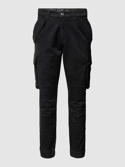 Alpha Industries Cargohose mit Gesäßtaschen Modell 'COMBAT' Black 2