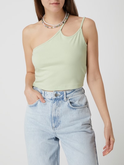 NA-KD Crop Top im One-Shouler-Look  Mint 4