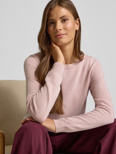 Christian Berg Woman Gebreide pullover van puur kasjmier Lichtroze - 3