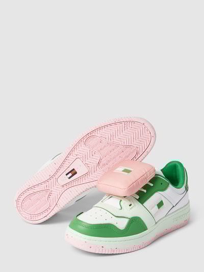 Tommy Jeans Sneaker mit Label-Details Modell 'RETRO BASKT' Grün 5