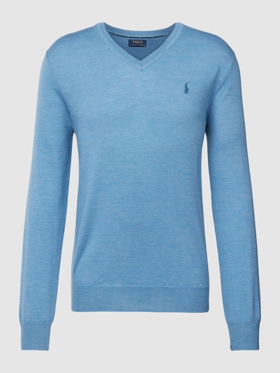 Polo Ralph Lauren Longsleeve mit Logo-Stitching Hellblau 2