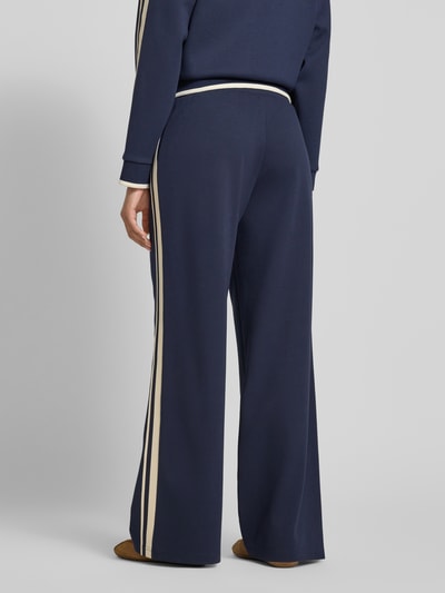 Jake*s Casual Sweathose mit elastischem Bund und Galonstreifen Marine 5