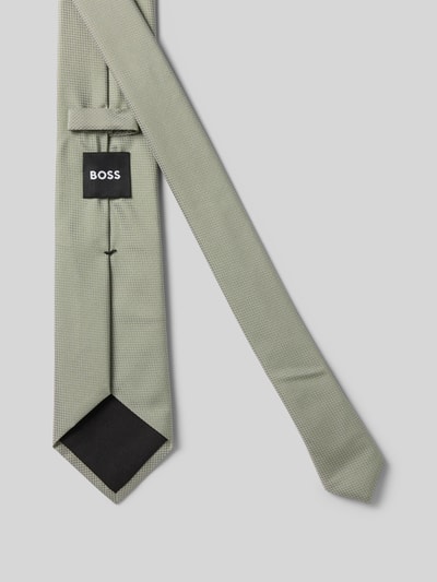 BOSS Krawatte mit Label-Detail Gruen 2