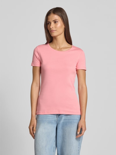Christian Berg Woman T-shirt met ronde hals Felroze - 4