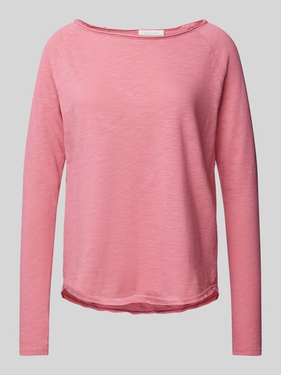 Rich & Royal Longsleeve mit U-Boot-Ausschnitt Rosa 2