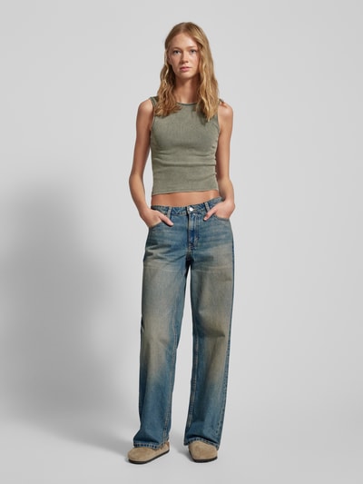 WEEKDAY Loose fit jeans in 5-pocketmodel, model 'Ample' Jeansblauw - 1