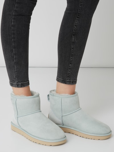 UGG Lederboots mit Lammfellfutter Modell 'Classic' Mint 3