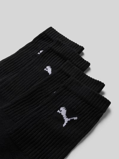 PUMA Socken mit Label-Print im 4er-Pack Black 2