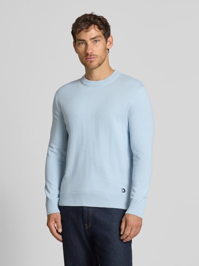 Tom Tailor Denim Regular Fit Pullover aus reiner Baumwolle Hellblau 4