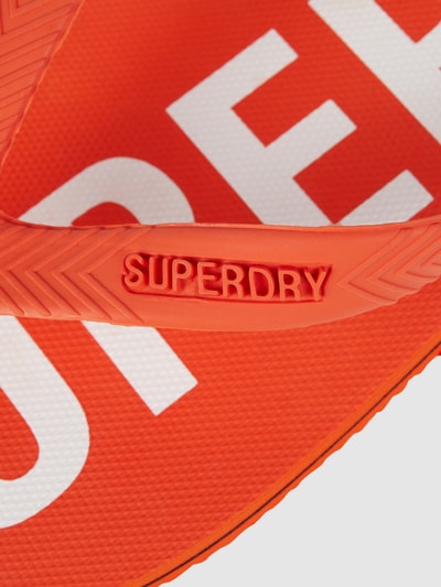 Superdry Japonki z logo Pomarańczowy 2