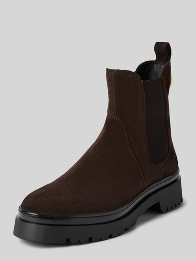 Gant Chelsea Boots aus Leder mit Applikation Modell 'Aligrey' Dunkelbraun 1