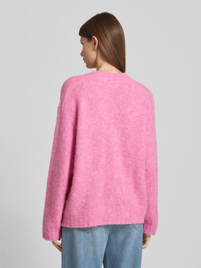 American Vintage Strickpullover mit Alpaka-Anteil Rosa 5