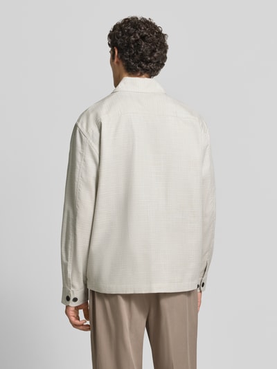 Selected Homme Koszula wierzchnia o kroju relaxed fit z czystej bawełny model 'HENRY' Piaskowy 5
