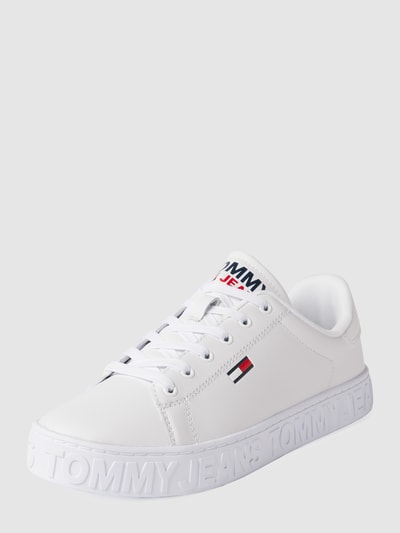 Tommy Jeans Sneaker aus Leder Weiss 2