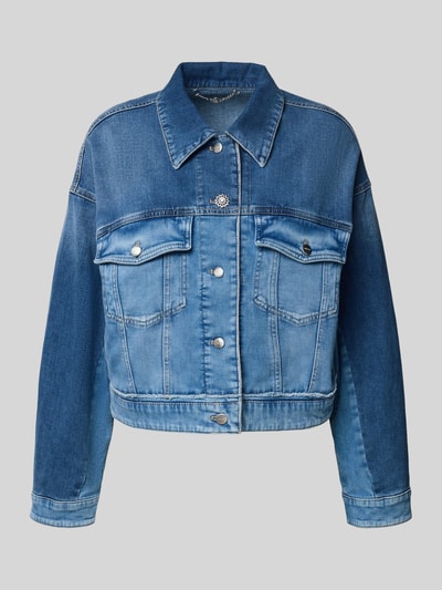 Marc Cain Jeansjacke mit Knopfleiste Marine 2