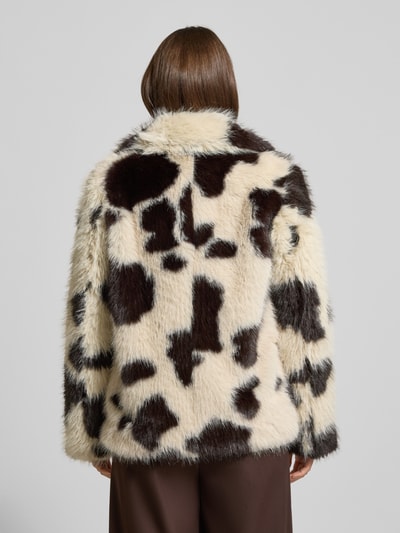 B.Young Jack van imitatiebont, model 'Bemio Cow Jacket' Offwhite - 5