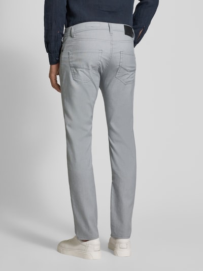 Pierre Cardin Tapered fit chino in 5-pocketmodel, model 'Lyon' Lichtgrijs - 5