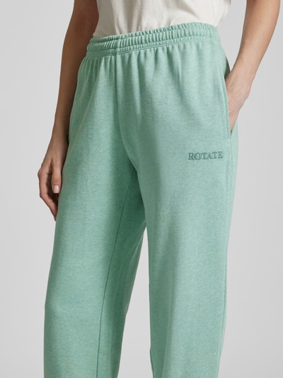 ROTATE Sweatpants mit elastischen Abschlüssen Mint 3